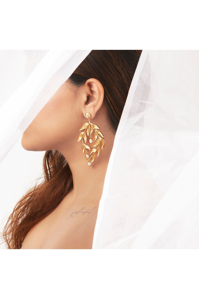 SOOKI CHANDELIER EARRINGS, Alternate, color, Gold Plated