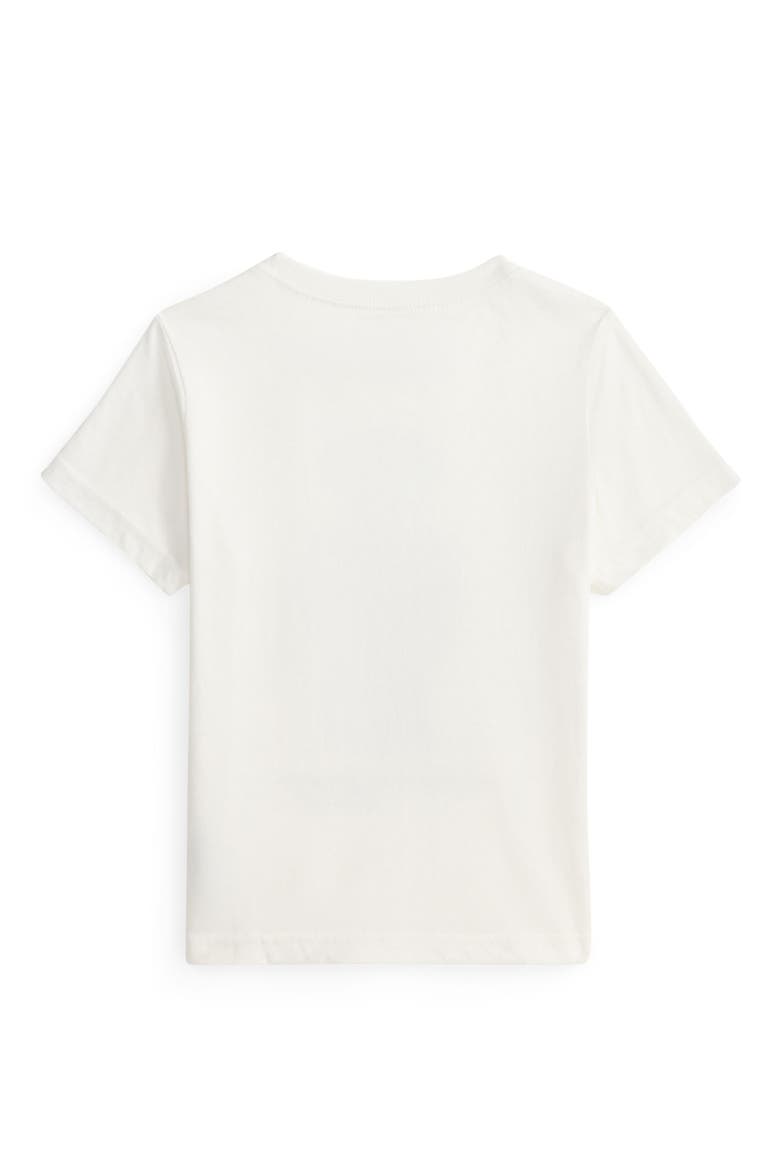 Kids' Polo Bear Graphic T-Shirt, Alternate, color, WHITE CORE BEAR
