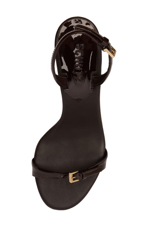 Schutz Aurora Mid Slingback Sandal In Brown