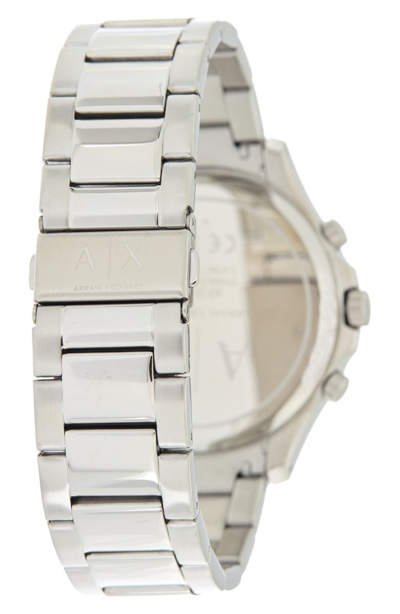AX Armani Exchange Men's Chronograph Bracelet Watch, 46mm, Alternate, color, Silver