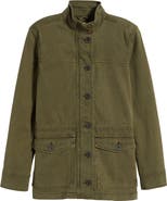Lucky Brand Cotton Blend Utility Jacket
