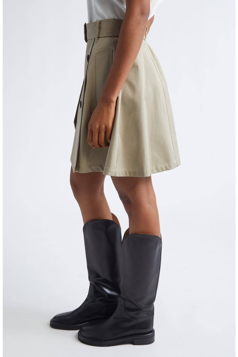 Josselyn Belted Trench Miniskirt, Alternate, color, QUILL