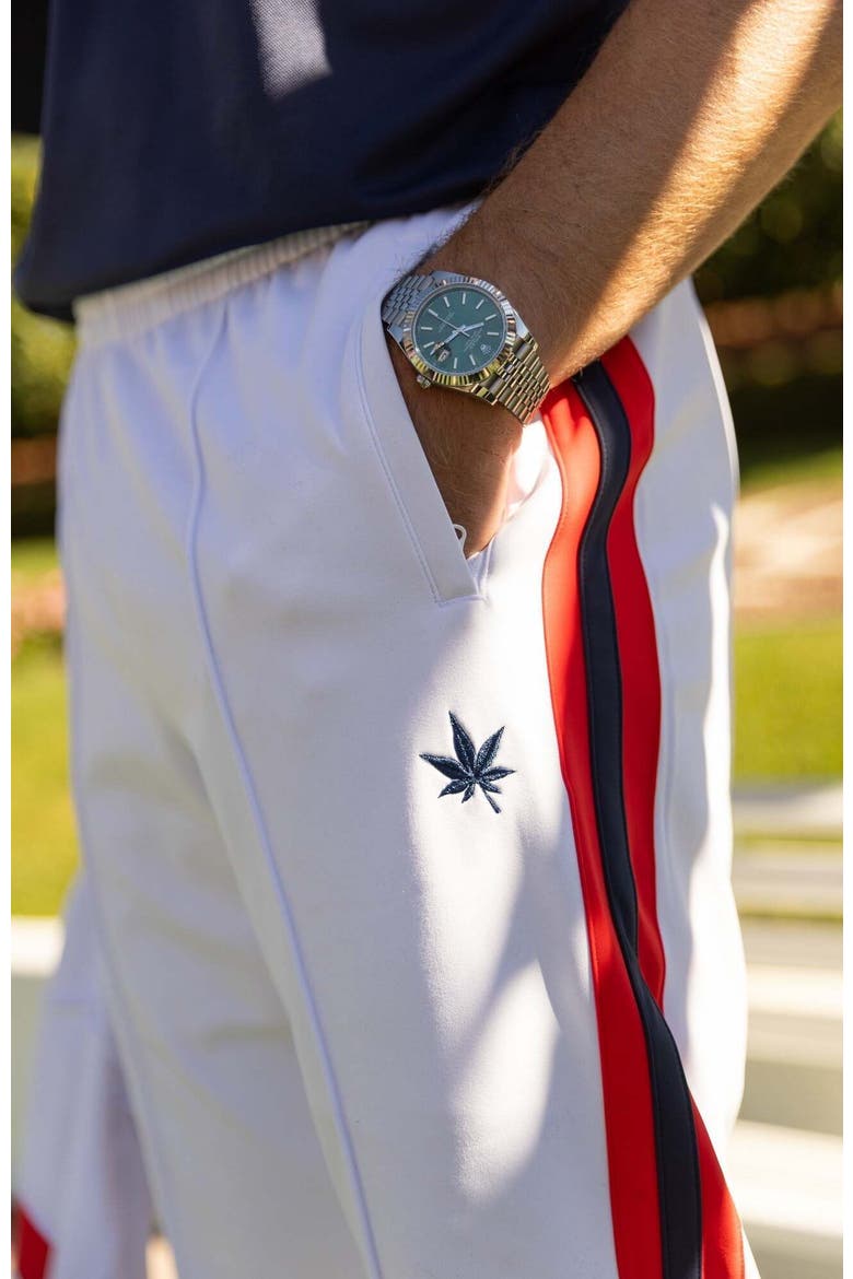 Tipped Warm-Up Pant 2.0, Alternate, color, White Red Navy
