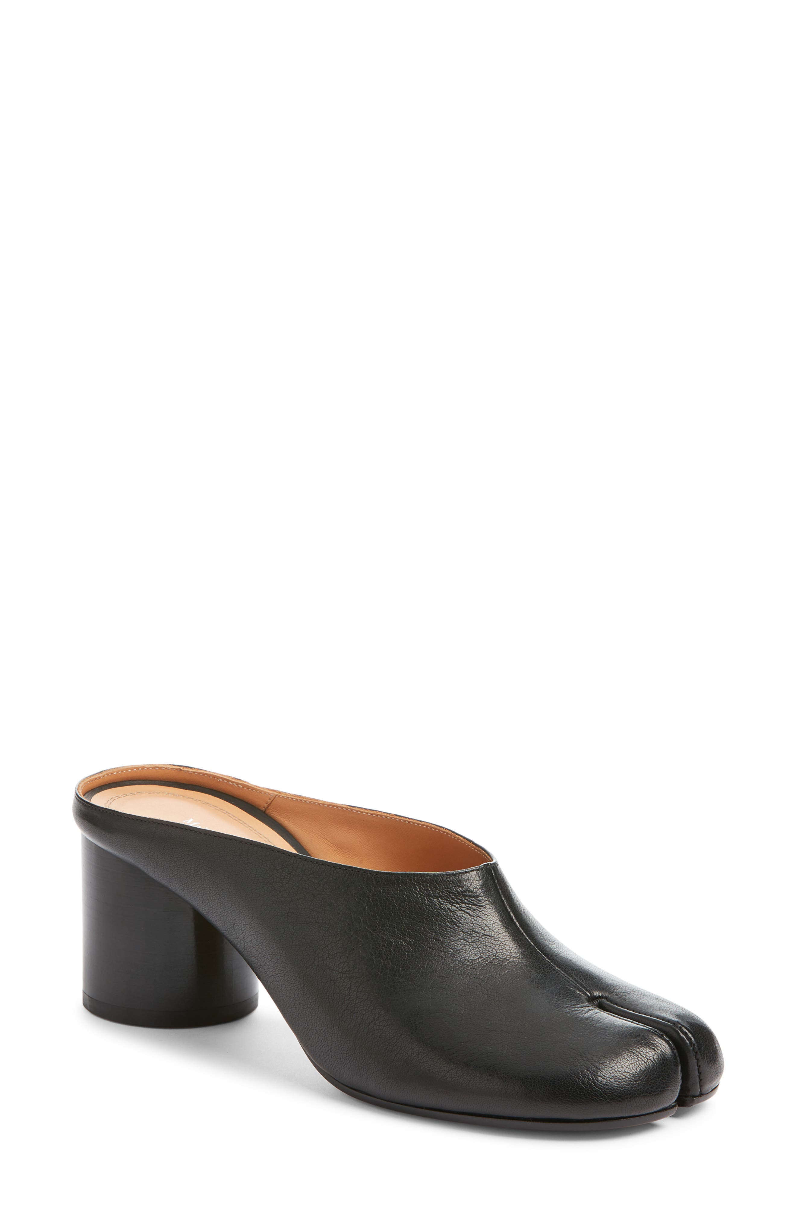 Maison Margiela Tabi Mule, Main, color, Black
