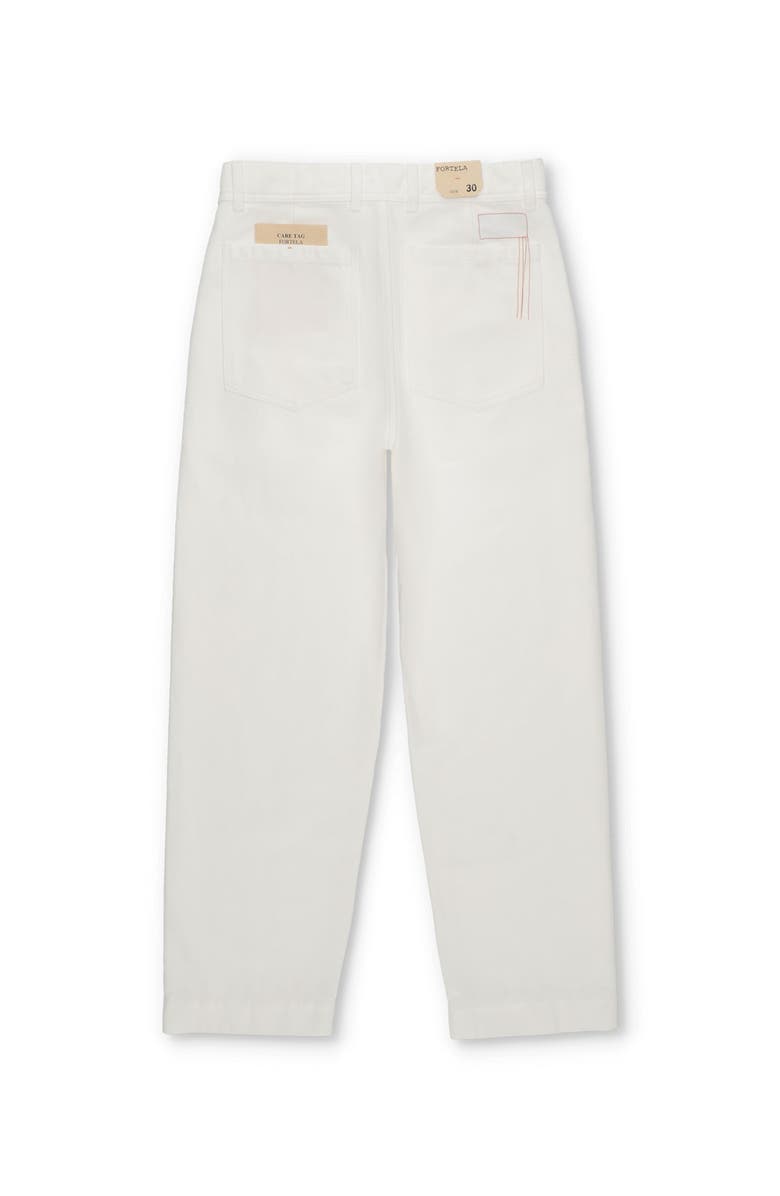 Fortela Areat Cotton Twill Trousers, Alternate, color, White