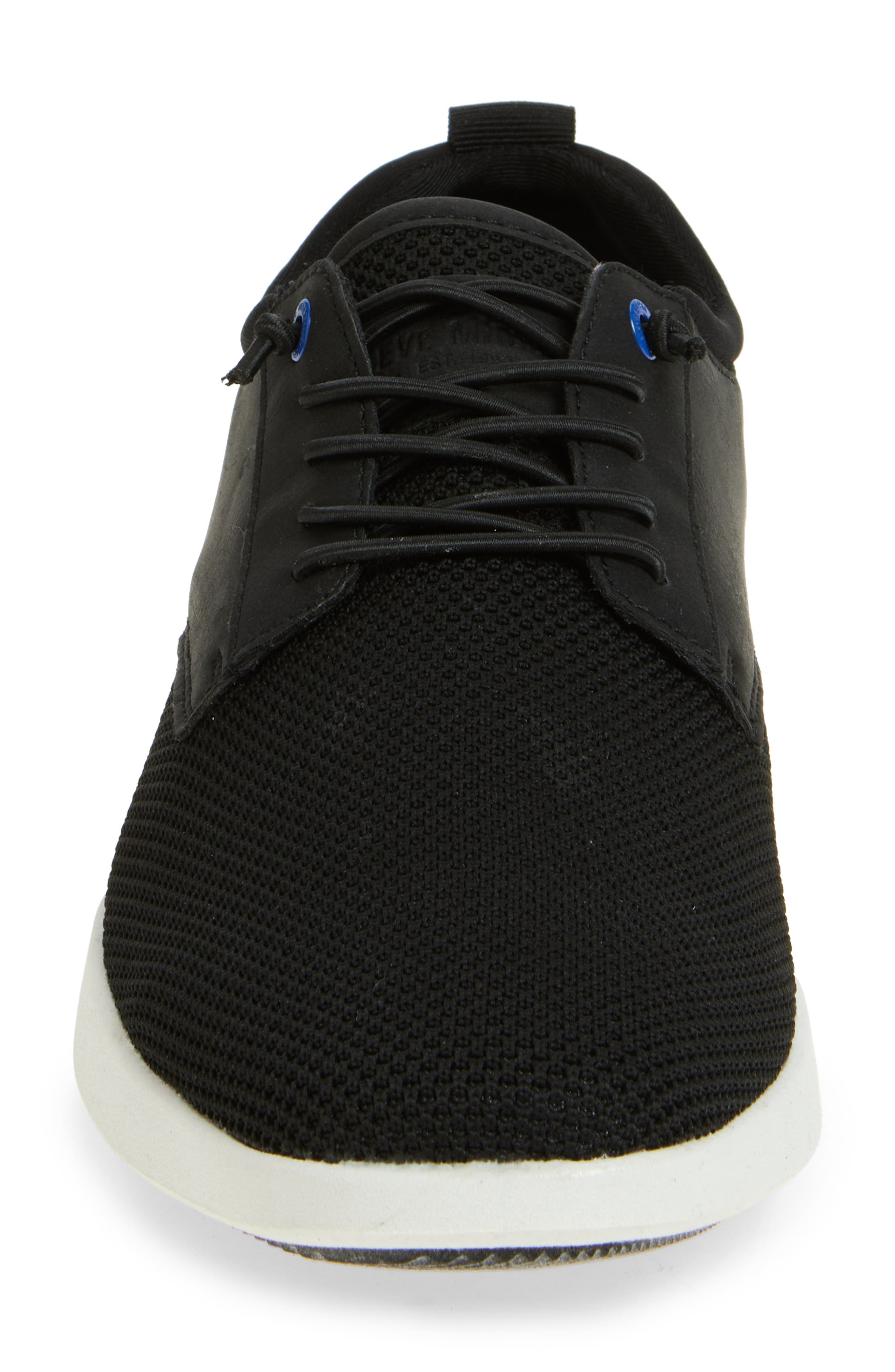 Steve Madden Victor Knit Derby, Alternate, color, Black