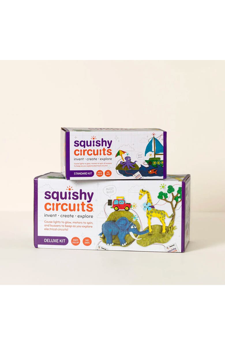 Uncommon Goods Electric Light & Sound Dough Kits Deluxe Kit by Squishy Circuits, Alternate, color, Multicolor