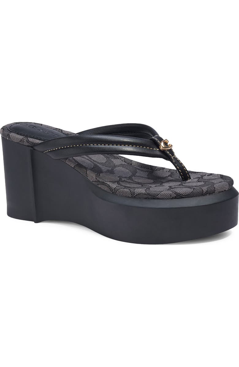 COACH Franki Platform Flip Flop, Main, color,