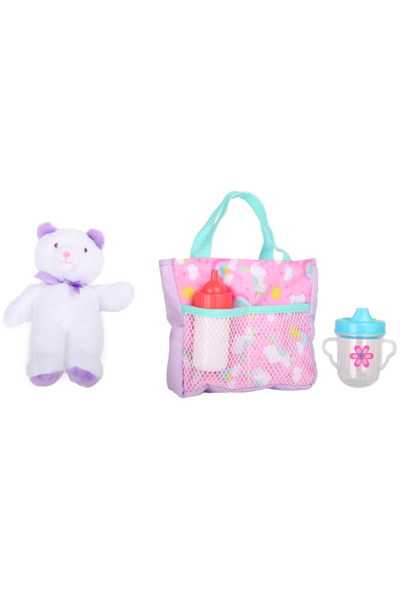 16 Inch Baby Doll Traveling Set in Blue, Alternate, color, Multicolored