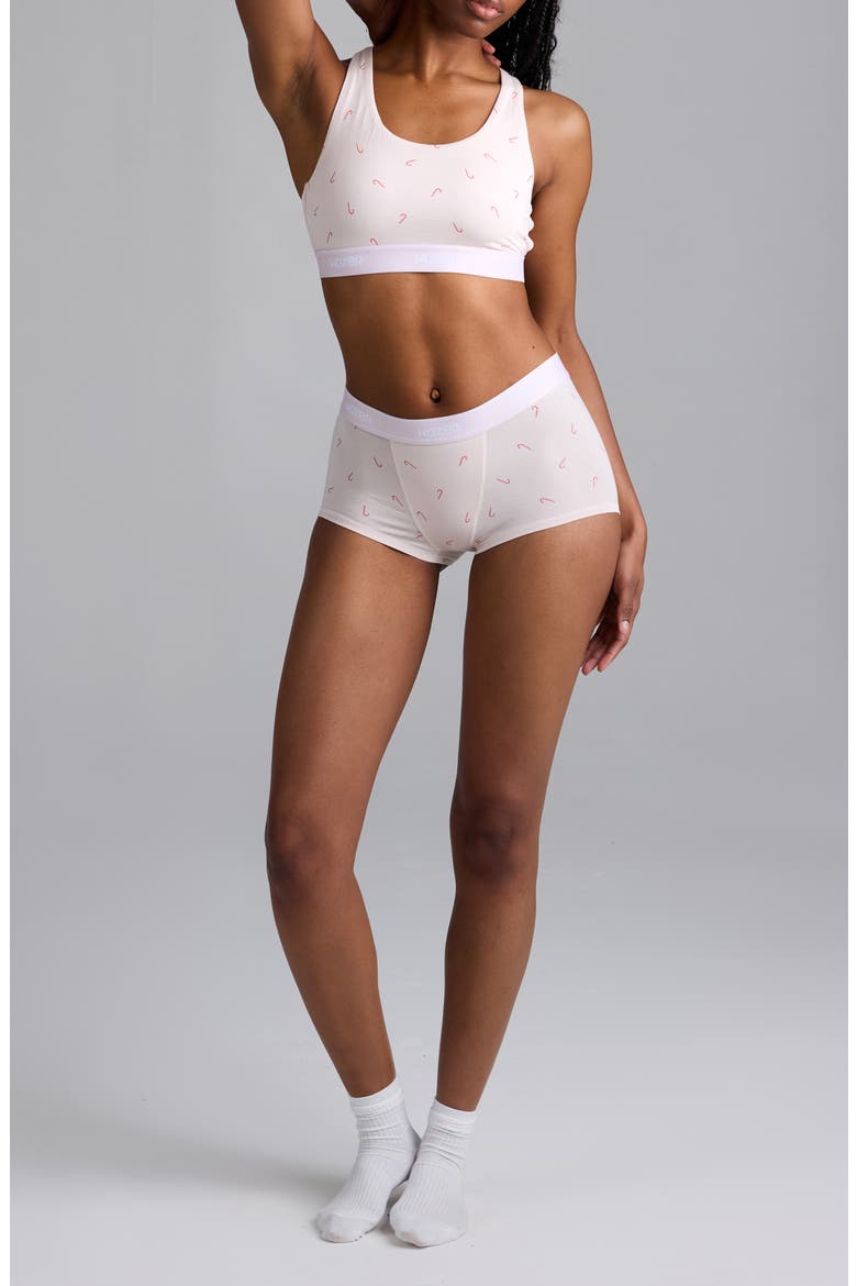 Bold Ultrasoft Boyshorts, Alternate, color, CANDY CANE DITSY