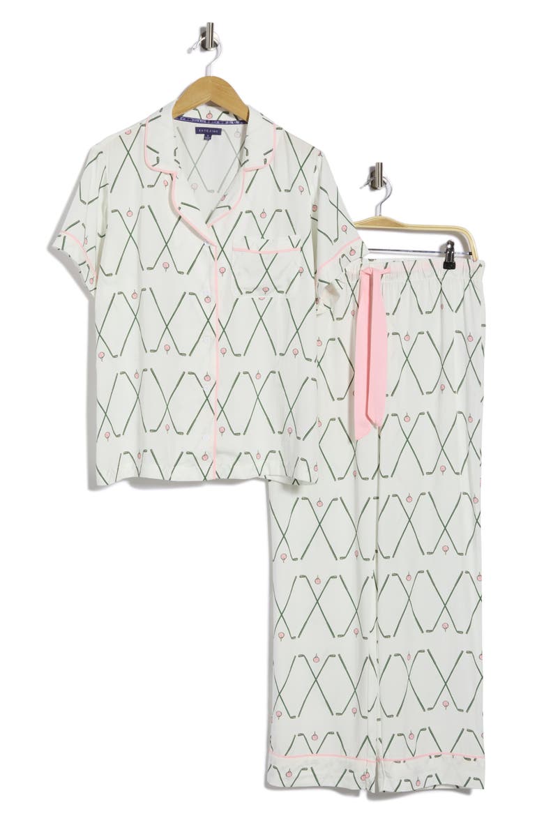 Birdie Short-Sleeved Pajamas, Main, color, MULTI