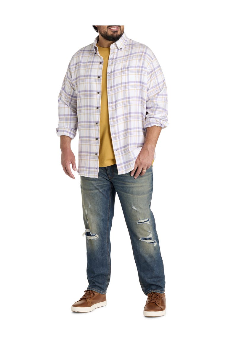 True Nation by DXL Big
Tall Rip and Repair Tapered-Fit Jeans, Alternate, color, Rough Edges