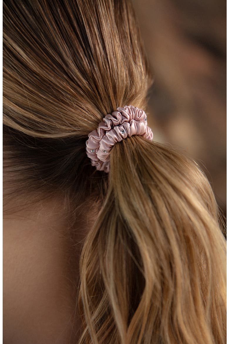 Manhattan Pure Silk Skinny Scrunchie Set (Limited Edition), Alternate, color, NO COLOR