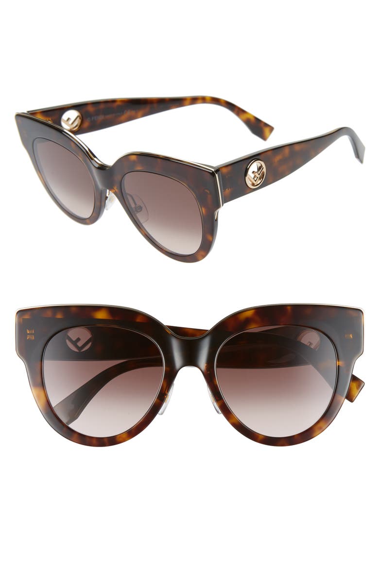 51mm Sunglasses, Main, color, DKHAVANA
