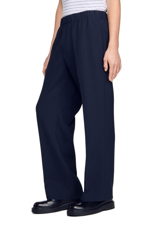Wide-leg trousers