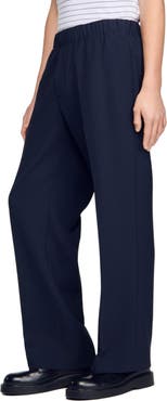 SANDRO Wide-leg trousers