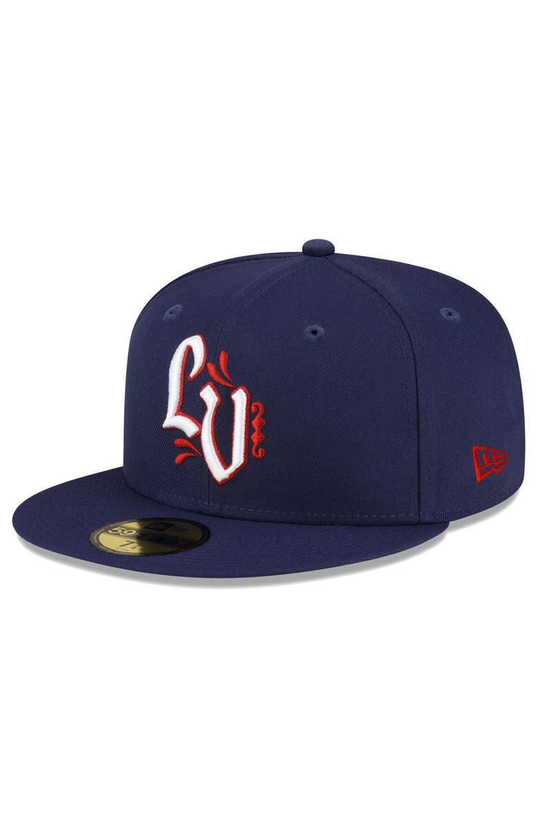 New Era Men's New Era Navy Lehigh Valley IronPigs Authentic Collection 59FIFTY Fitted Hat, Alternate, color, Navy