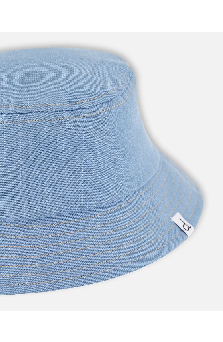 Deux par Deux Baby Boy's Denim Bucket Hat Jeans Blue, Alternate, color, 