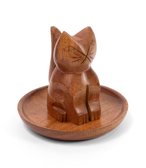 Cat Ring Holder And Jewelry Dish