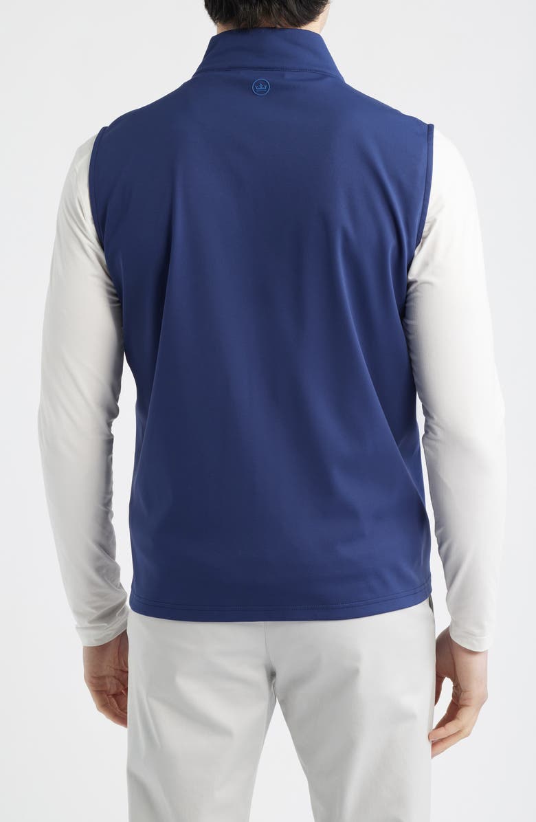 Peter Millar Fuse Water Resistant Recycled Polyester Hybrid Vest, Alternate, color, Navy