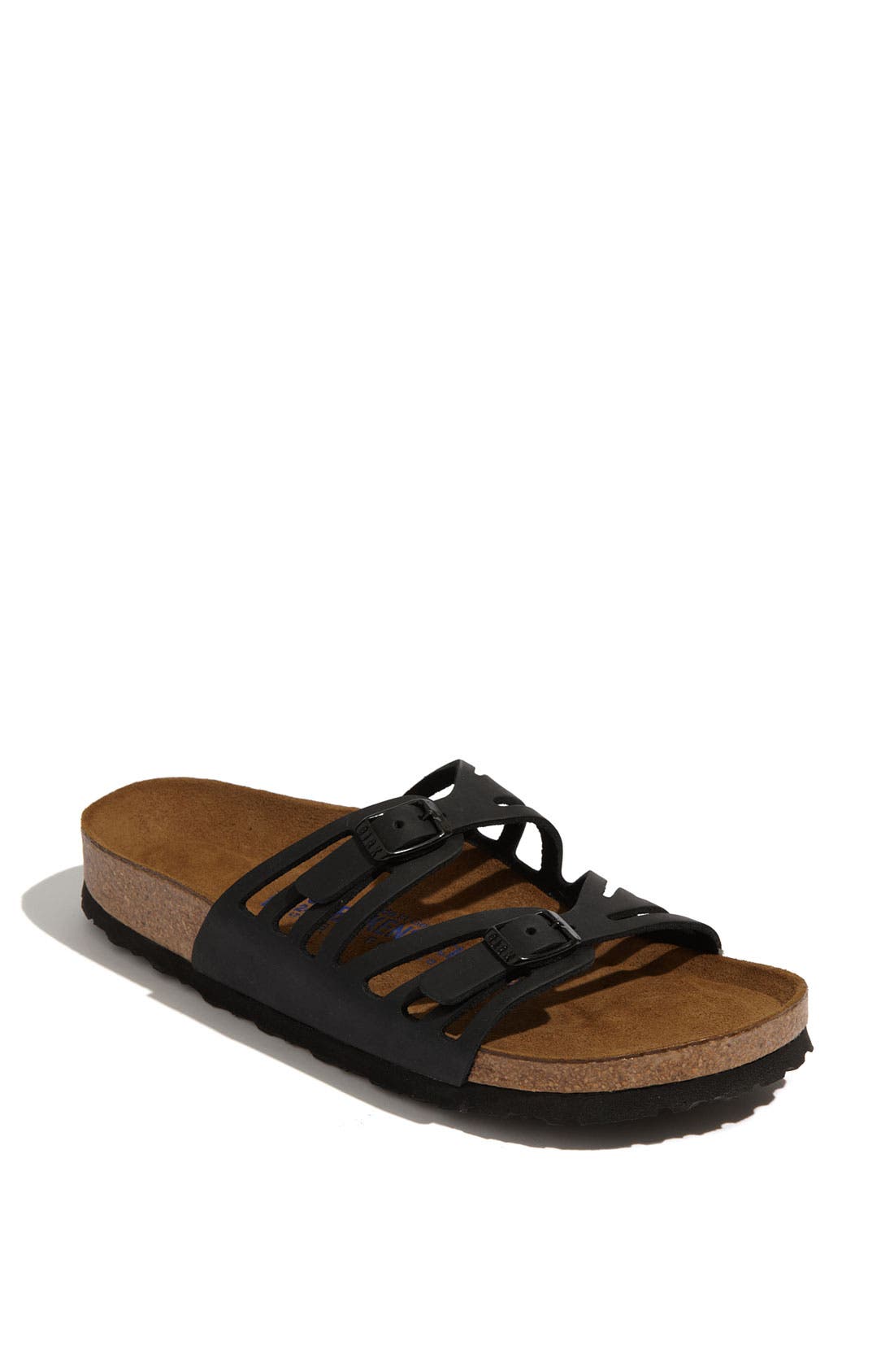 Granada Soft Slide Sandal, Main, color, BLACK