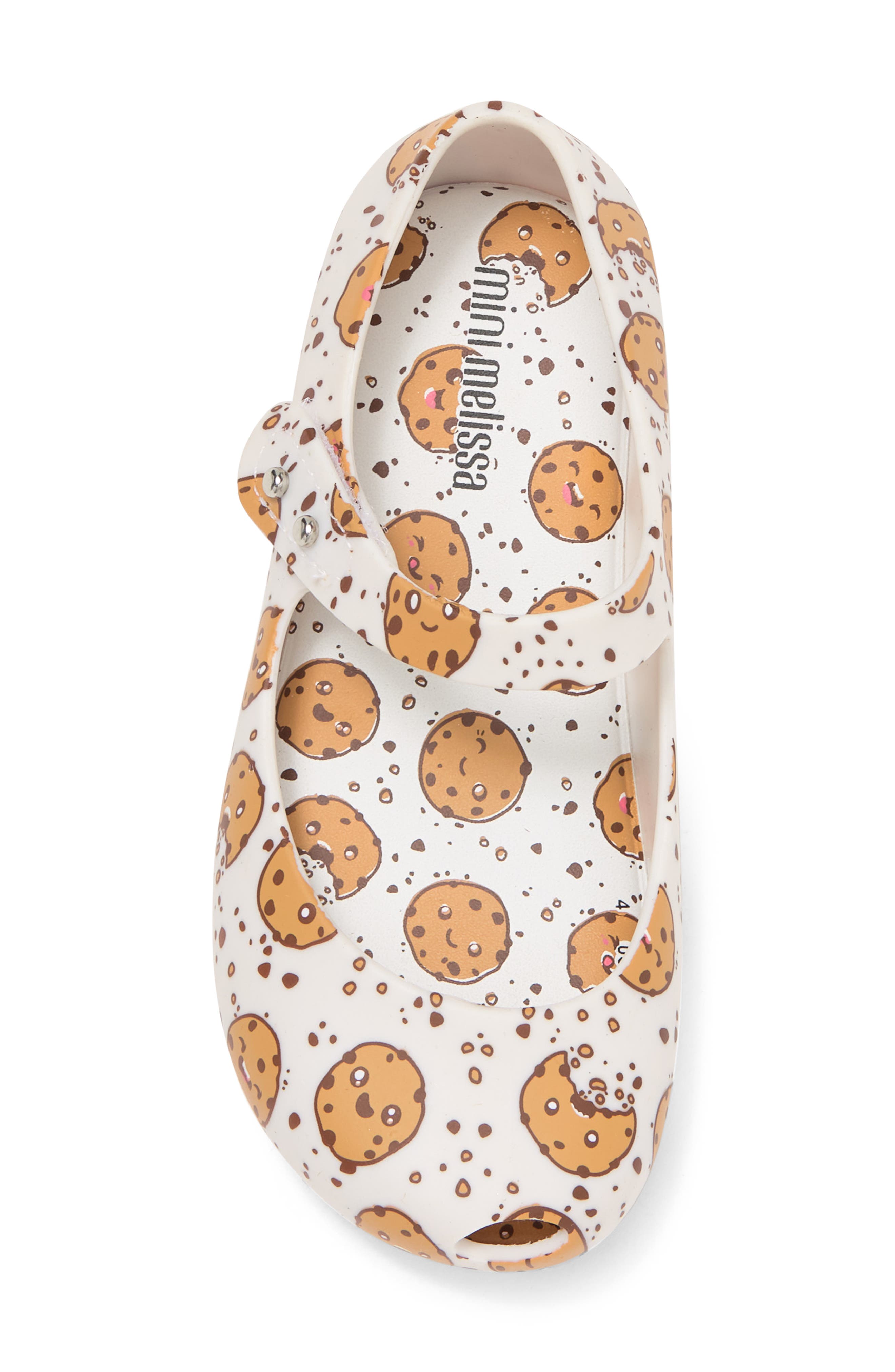 Mini Melissa Kids' Mini Melissa Ultragirl Candy Mary Jane, Alternate, color, White/ Beige