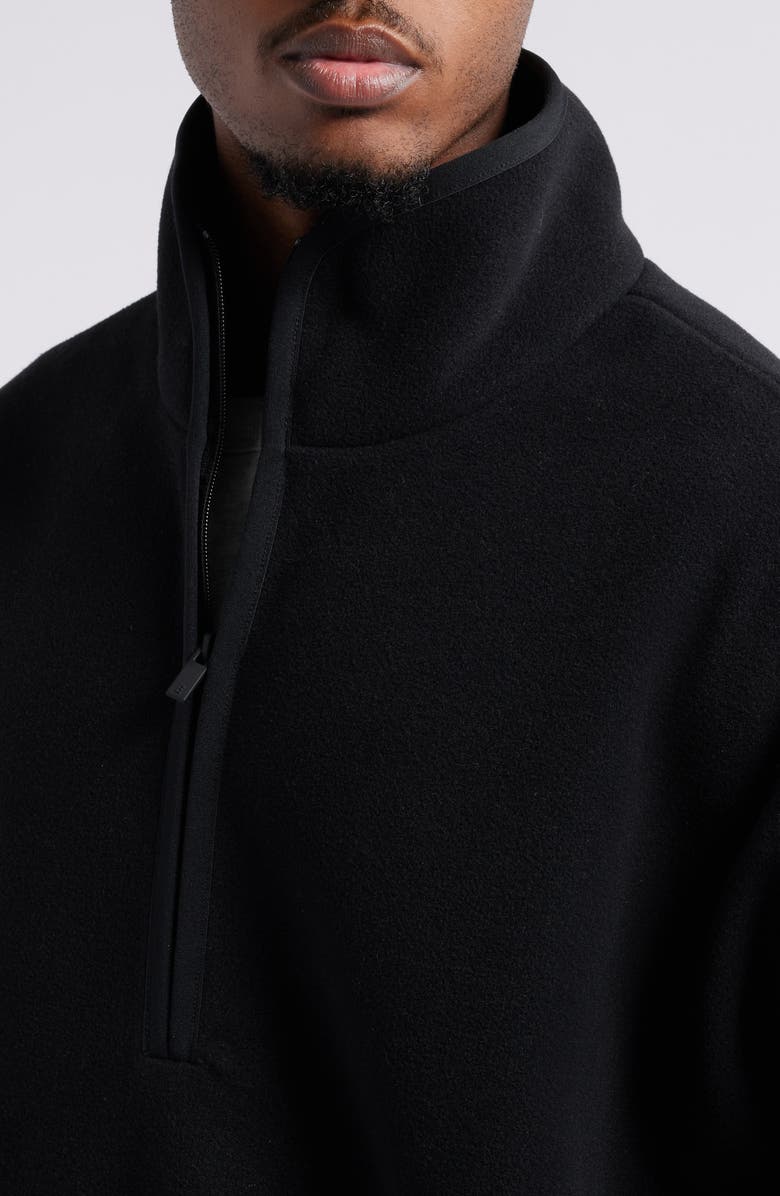 Fear of God Essentials Brushed Half Zip Pullover, Alternate, color,