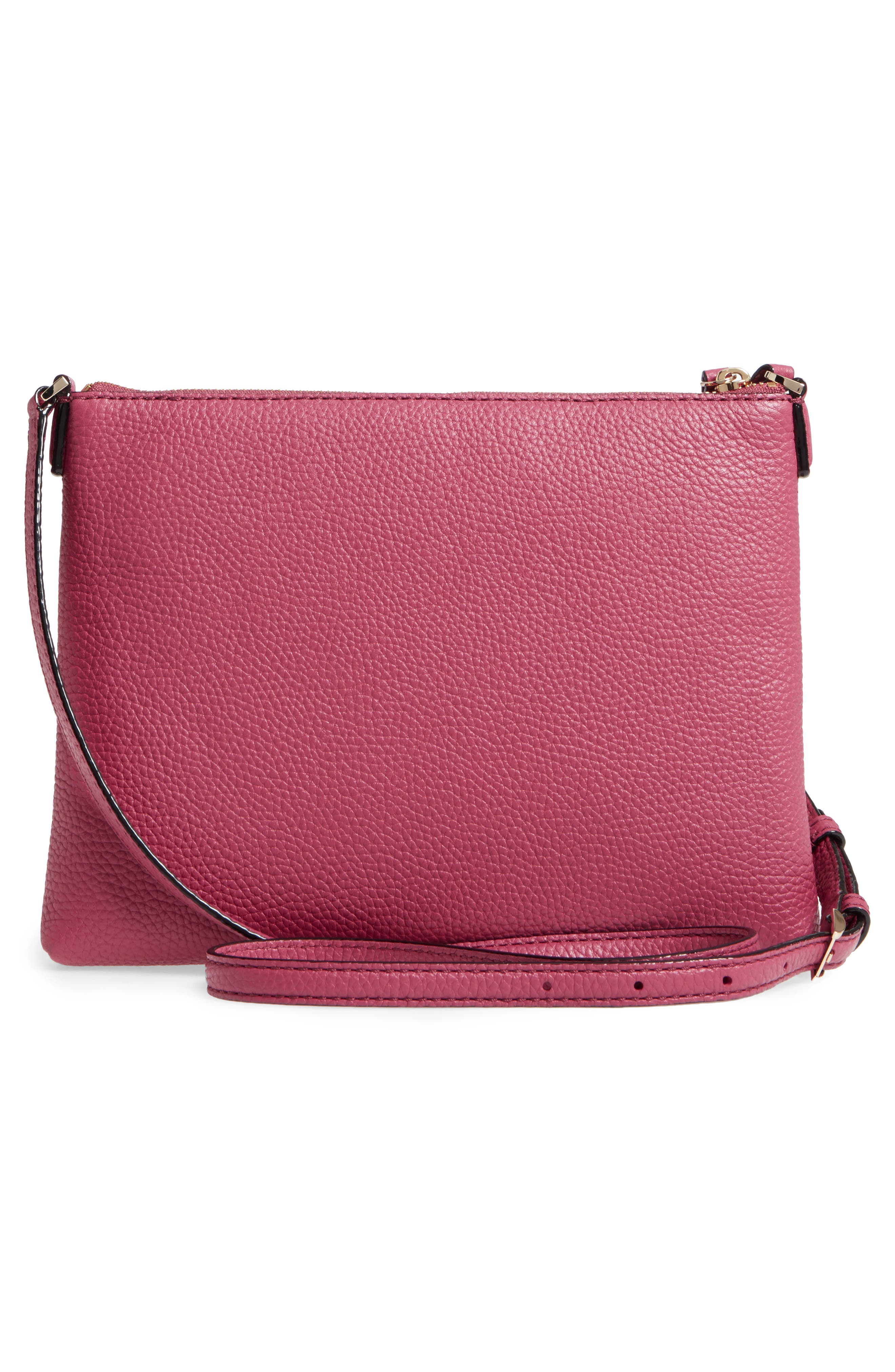 Kate Spade New York hopkins street - gabriele leather crossbody bag, Alternate, color, 