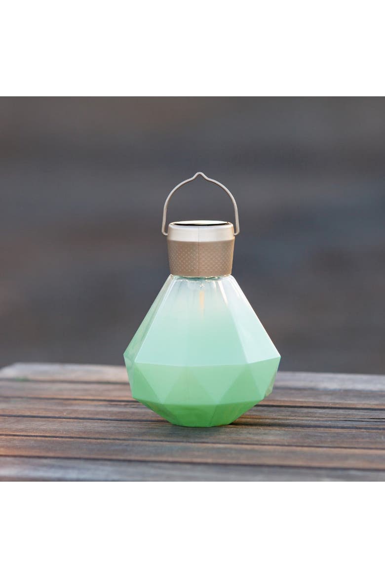 Gem Solar Lantern Handblown Glass, Alternate, color, Jade