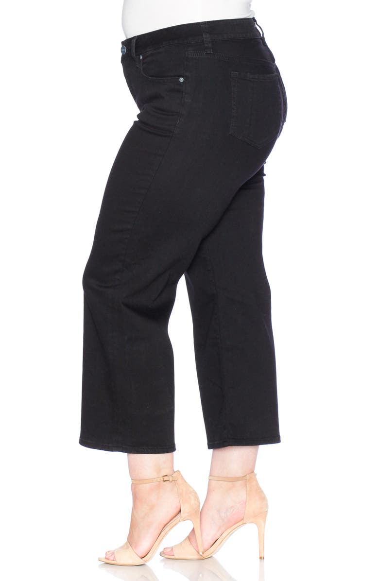 SLINK Jeans Wide Leg Crop Jeans, Alternate, color, 
