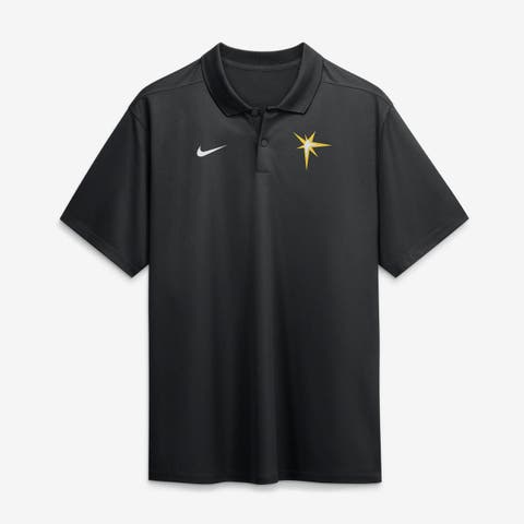 Men's Nike Black Tampa Bay Rays Dri-FIT Victory Polo