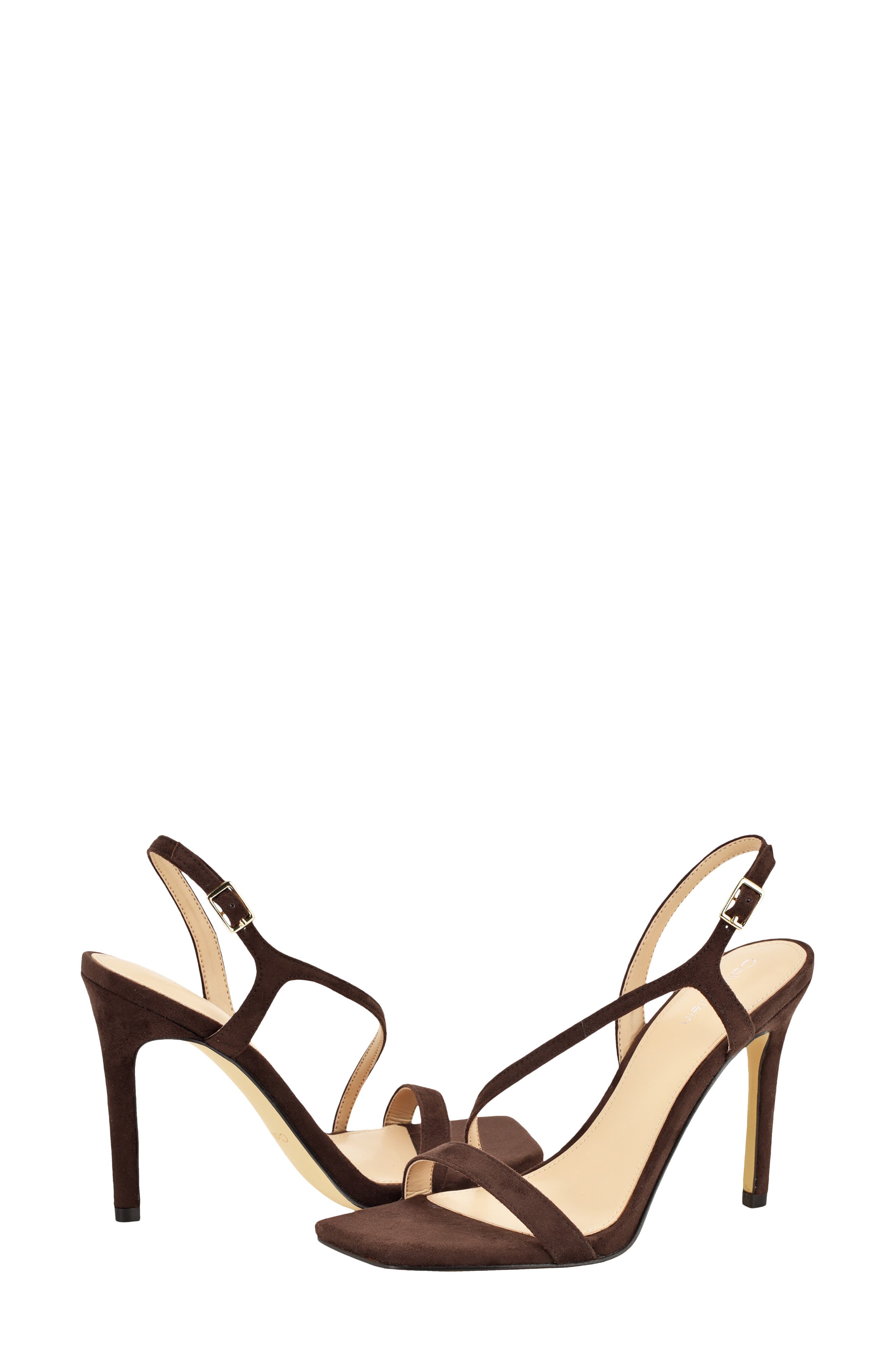 Calvin Klein Tansley Slingback Sandal, Alternate, color, Dark Brown
