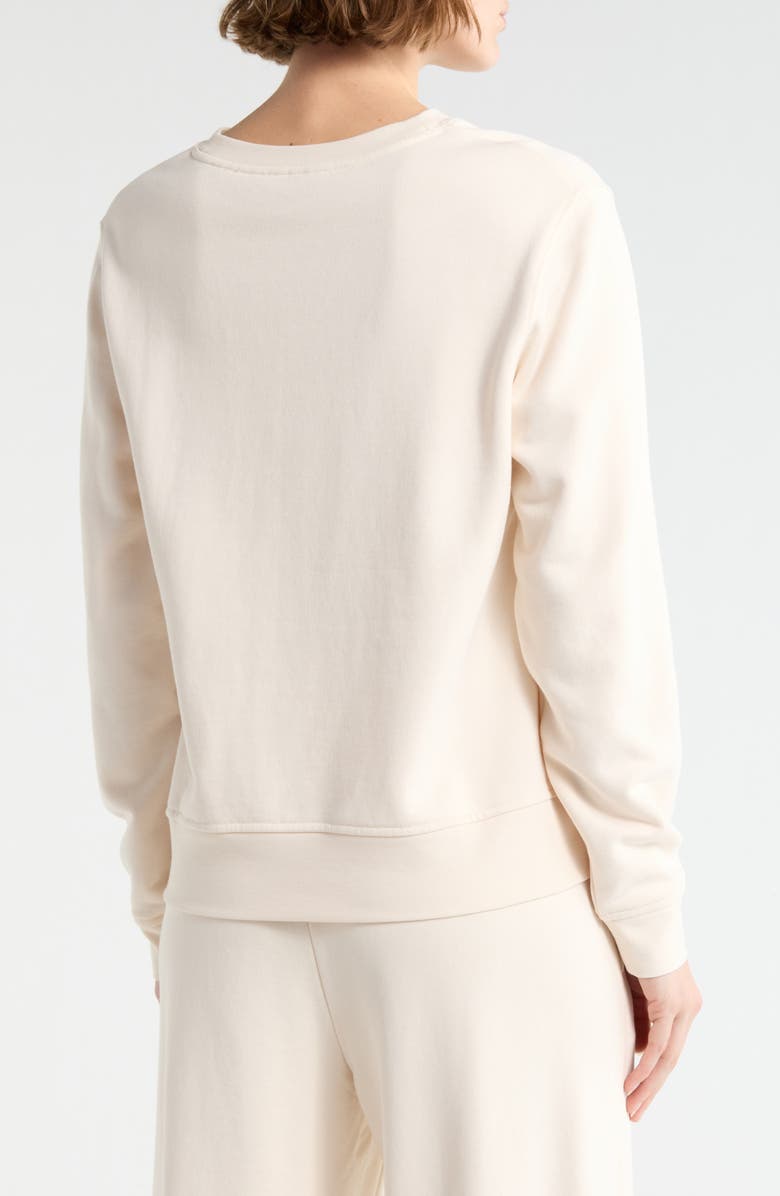Vince Crewneck Cotton Sweatshirt, Alternate, color, Chiffon