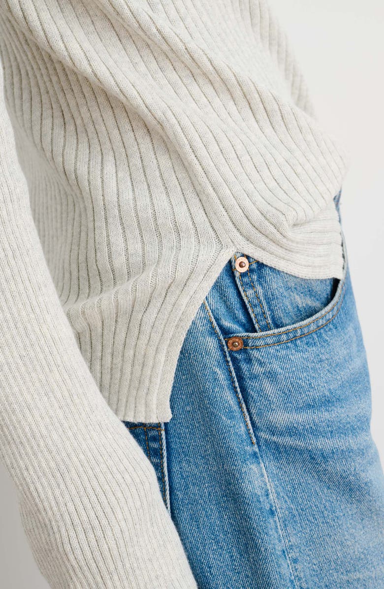 Alex Mill Loretta Ribbed Cotton Sweater, Alternate, color, 