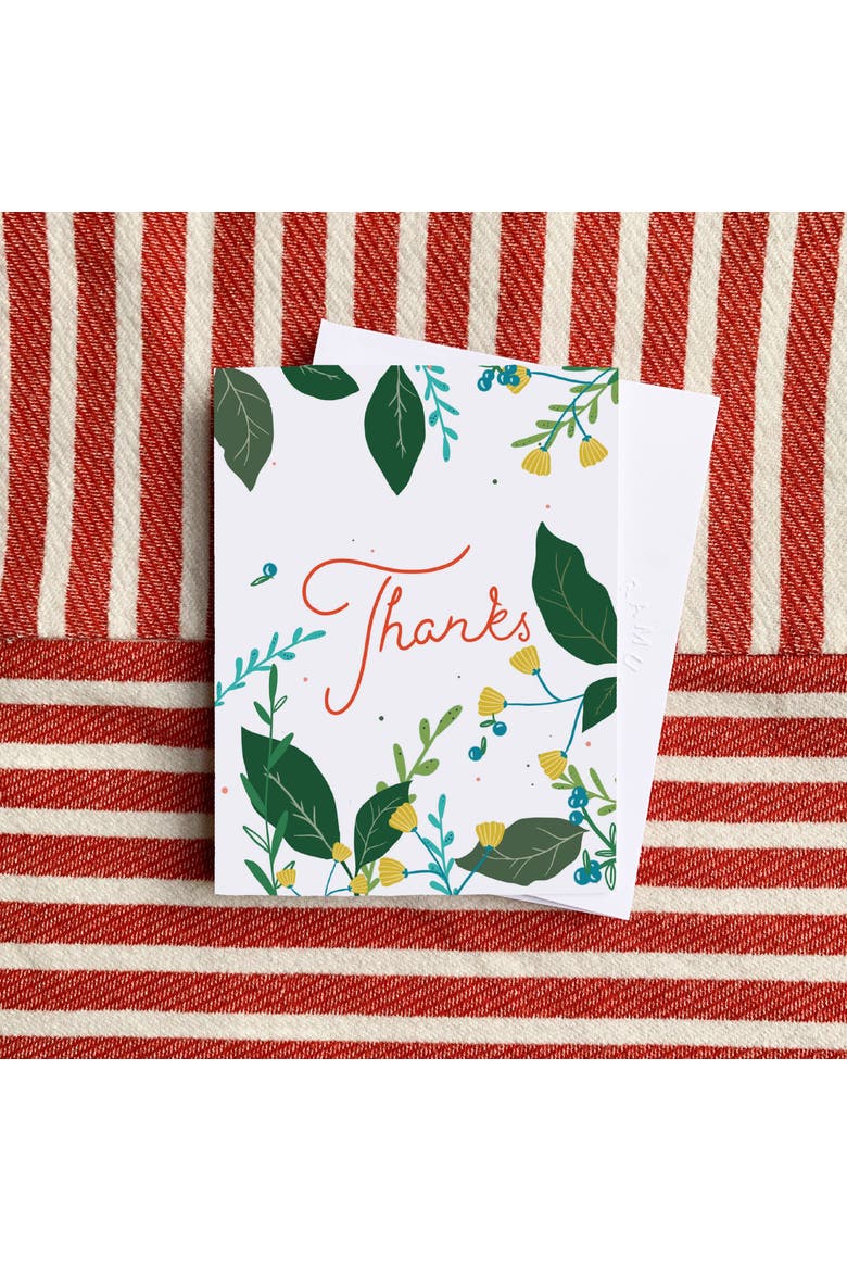 Thank You Greeting Card Pack (3ct) "Thanks Flowers", Alternate, color, Multi-Pack