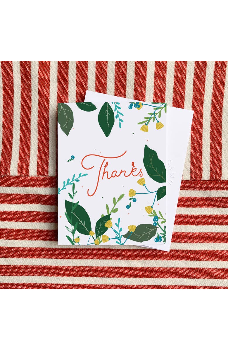 Ramus & Co Thank You Greeting Card Pack (3ct) "Thanks Flowers", Alternate, color, Multi-Pack