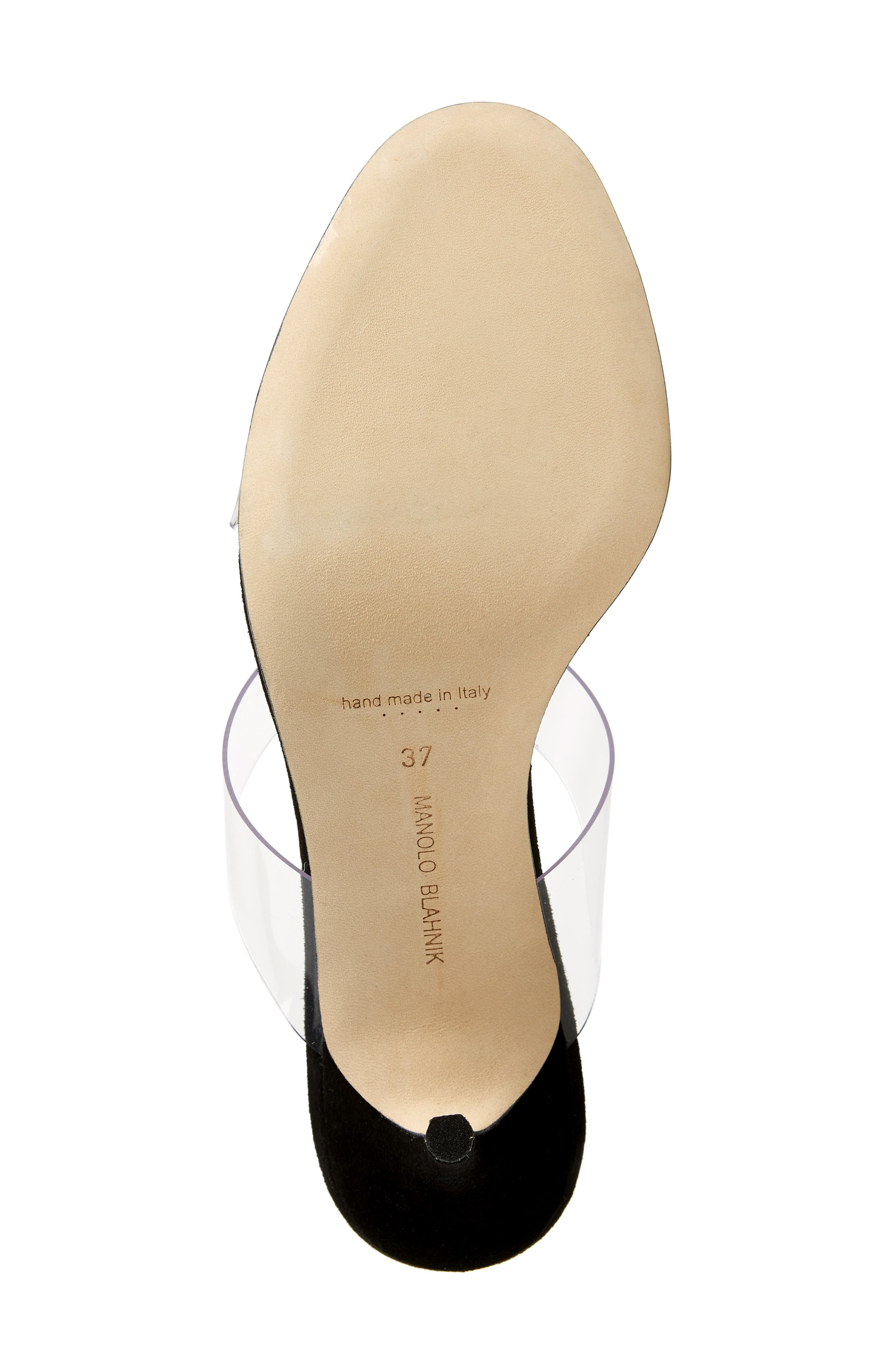 Manolo Blahnik Scolto Transparent Strap Sandal, Alternate, color, 