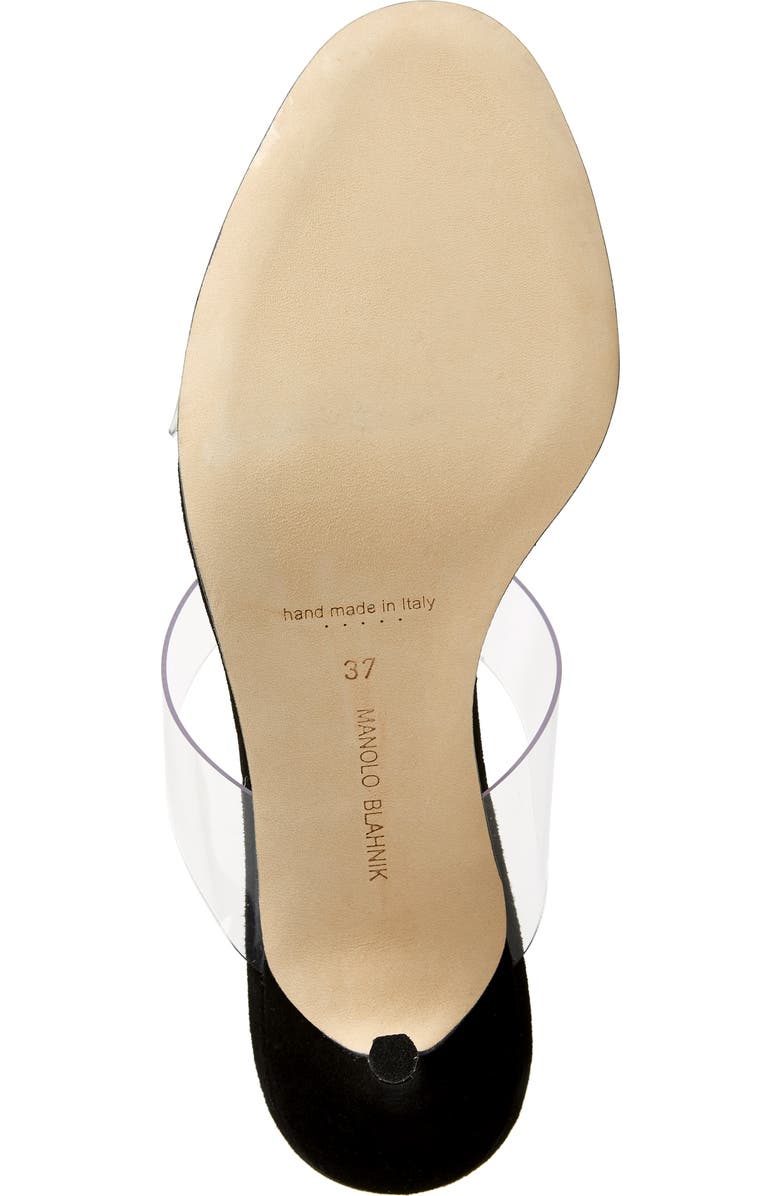 Manolo Blahnik Scolto Transparent Strap Sandal, Alternate, color,