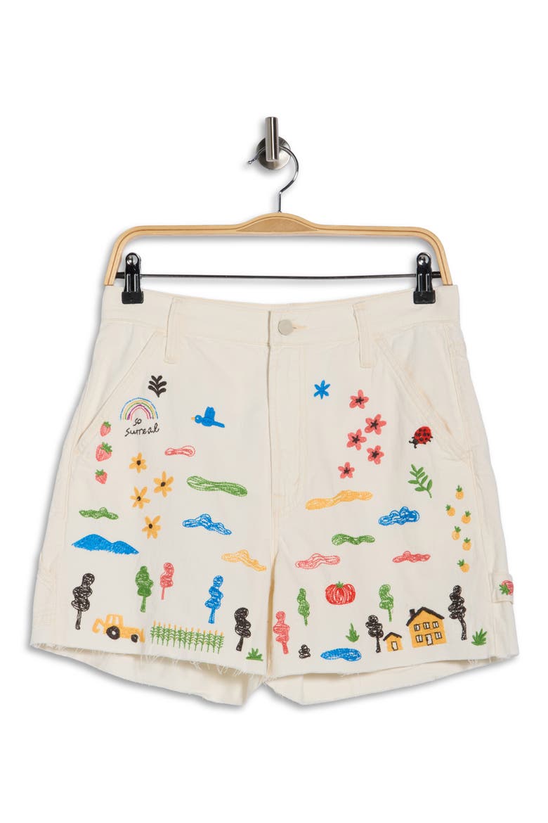 The Stud Finder Cutoff Denim Shorts, Alternate, color, NO RAINBOWS WITHOUT RAIN