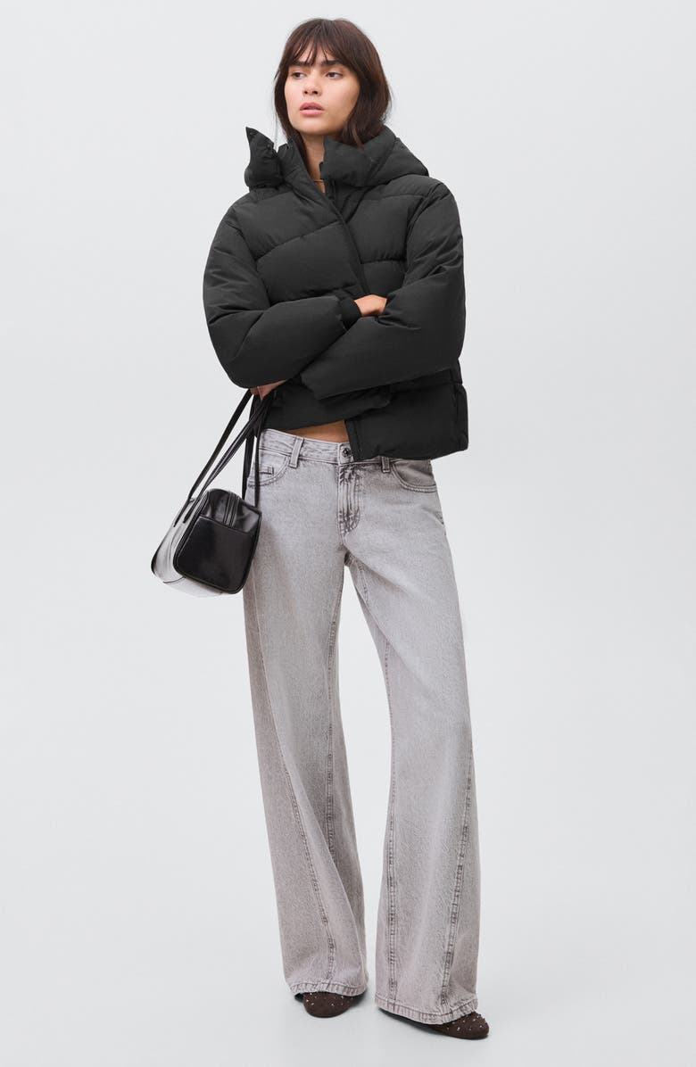 MANGO TEEN Puffer Coat, Alternate, color,