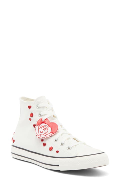 Chuck Taylor® All Star® Embroidered High Top Sneaker (Women)