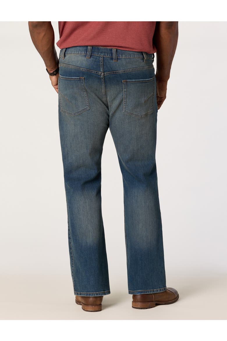 Big & Tall Western-Inspired Bootcut Jeans, Alternate, color, ROUGH EDGES