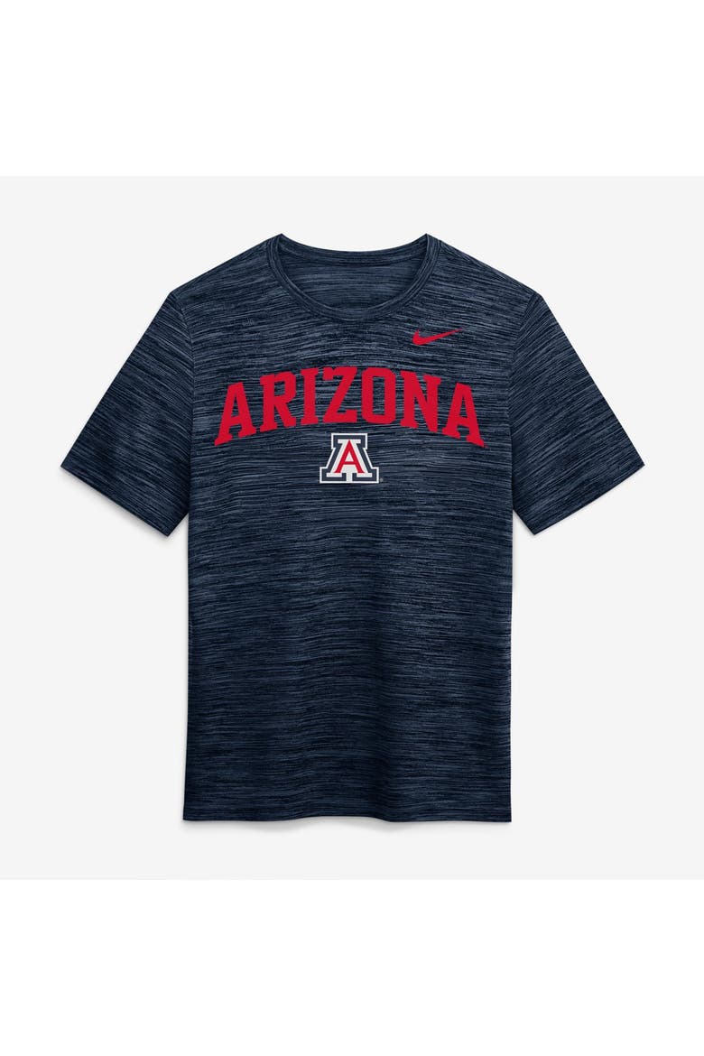 Men's Nike  Navy Arizona Wildcats Primetime Arch Logo Velocity Dri-FIT T-Shirt, Main, color, Navy