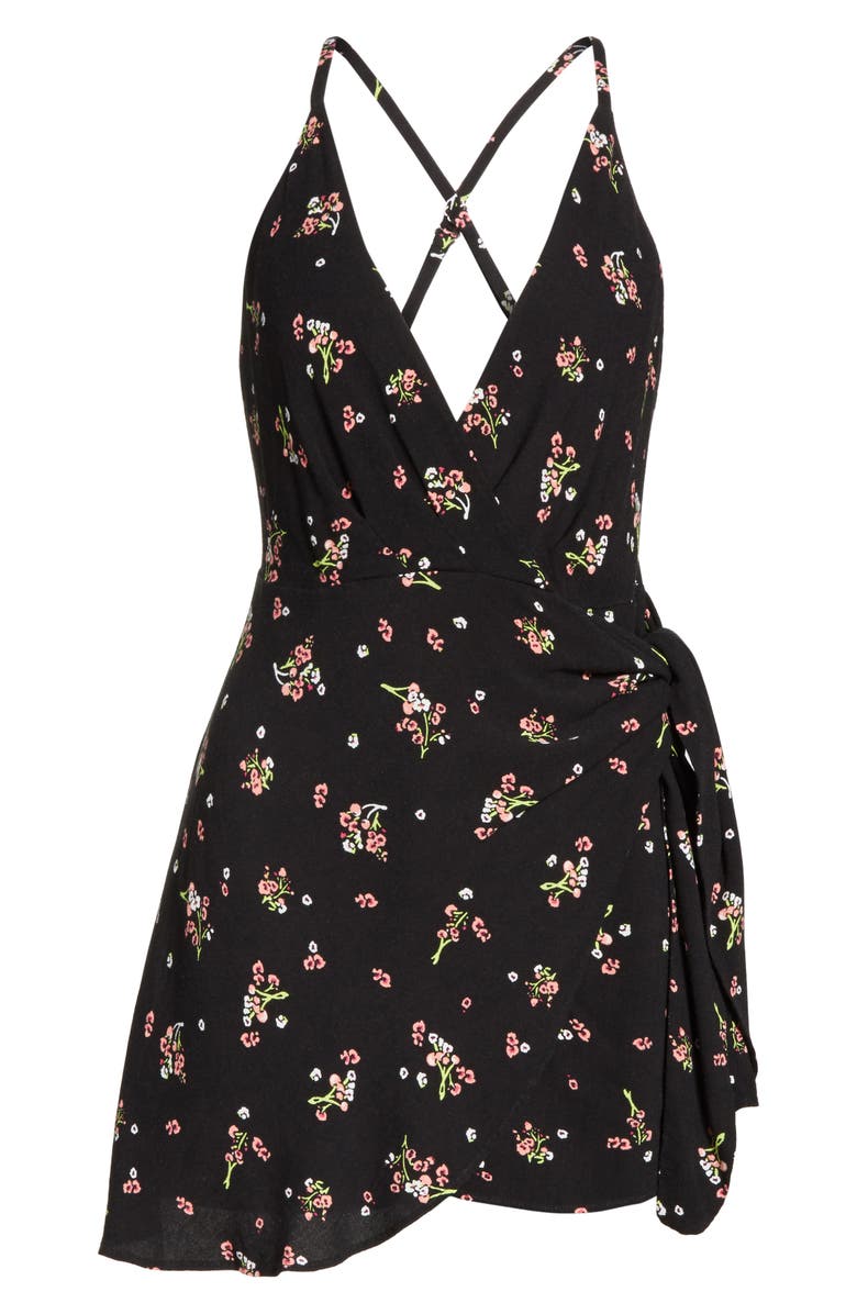 Free People Tango at Night Romper, Alternate, color, 