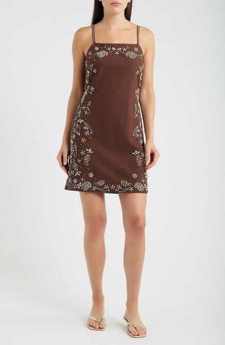 The Willow Beaded Minidress