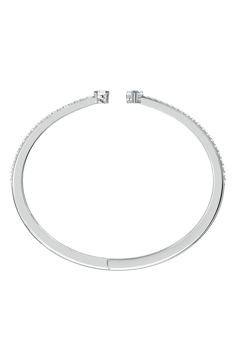 Swarovski Attract Crystal Cuff Bracelet, Alternate, color, White
