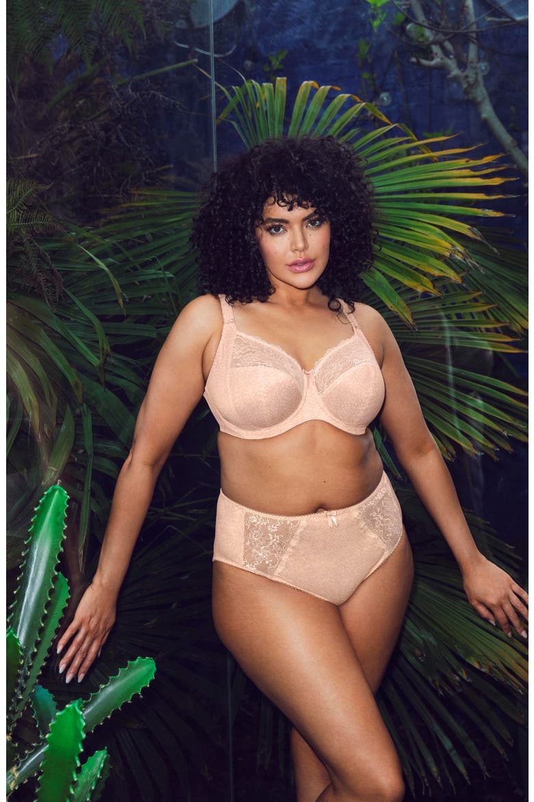 Morgan Full Figure Underwire Bra, Alternate, color, CAMEO ROSE