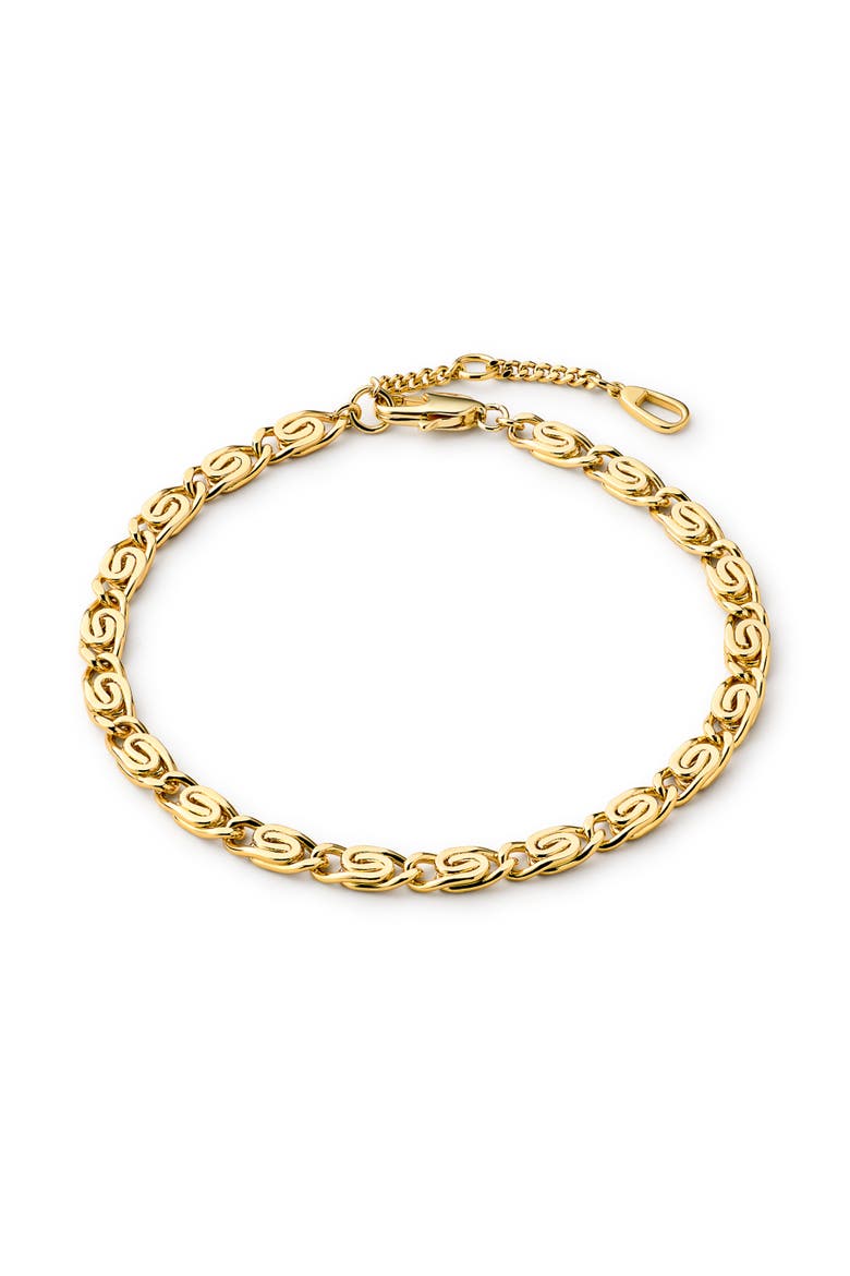 Gold Chain Bracelet - Navy Bracelet, Main, color, Gold