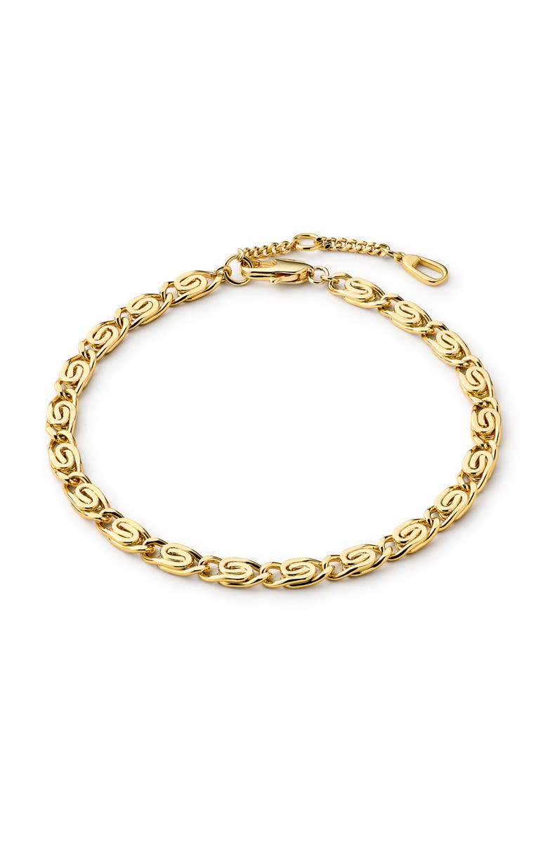 Ana Luisa Gold Chain Bracelet - Navy Bracelet, Main, color, Gold