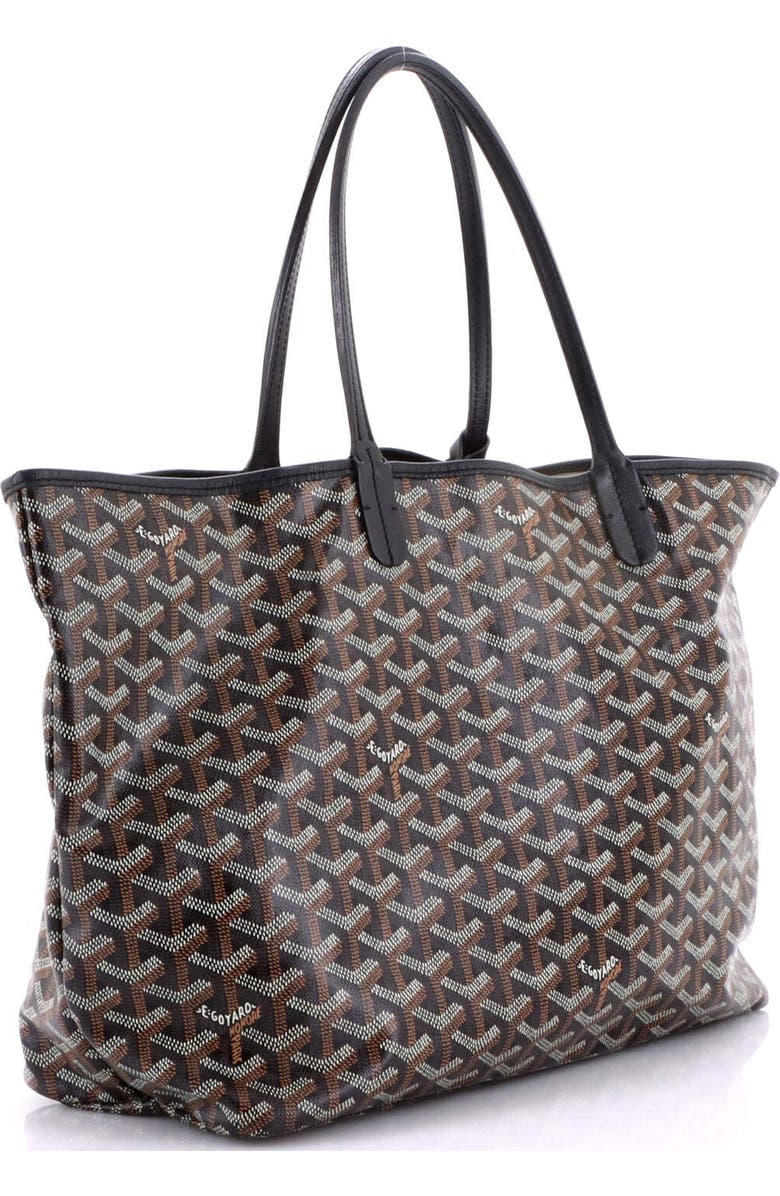 Pre-Owned Goyard Saint Louis Tote Coated Canvas PM, Alternate, color, Black